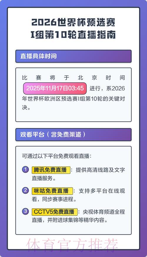 2026世界杯赛事直播平台精选与收看攻略